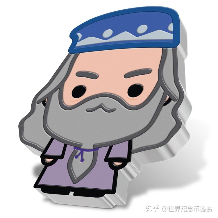 2020年纽埃chibi系列霍格沃茨魔法学校校长阿不思邓布利多银币欣赏