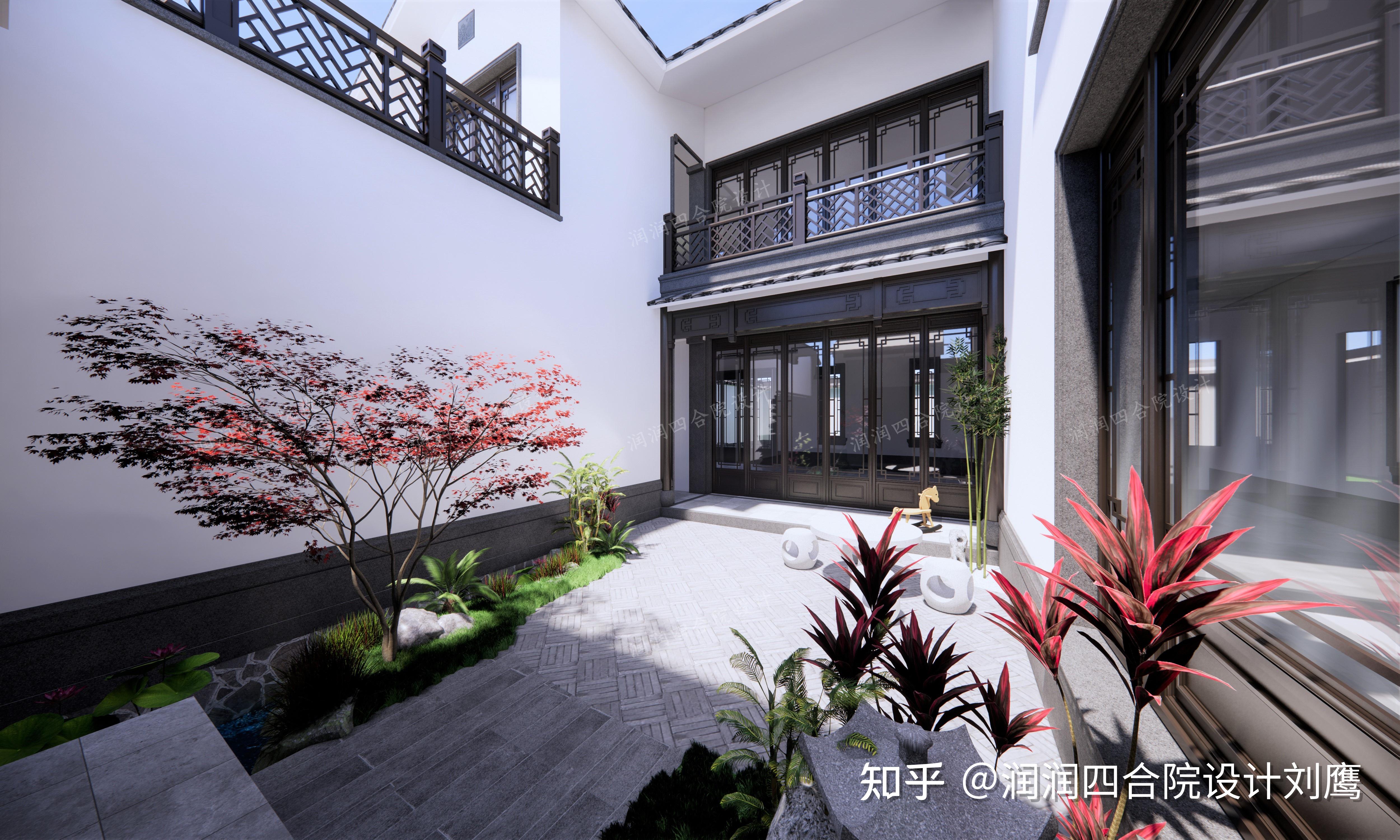 临街小户型新中式合院别墅区规划,6个户型带平面图 第二期——润润四合院设计刘鹰 - 知乎