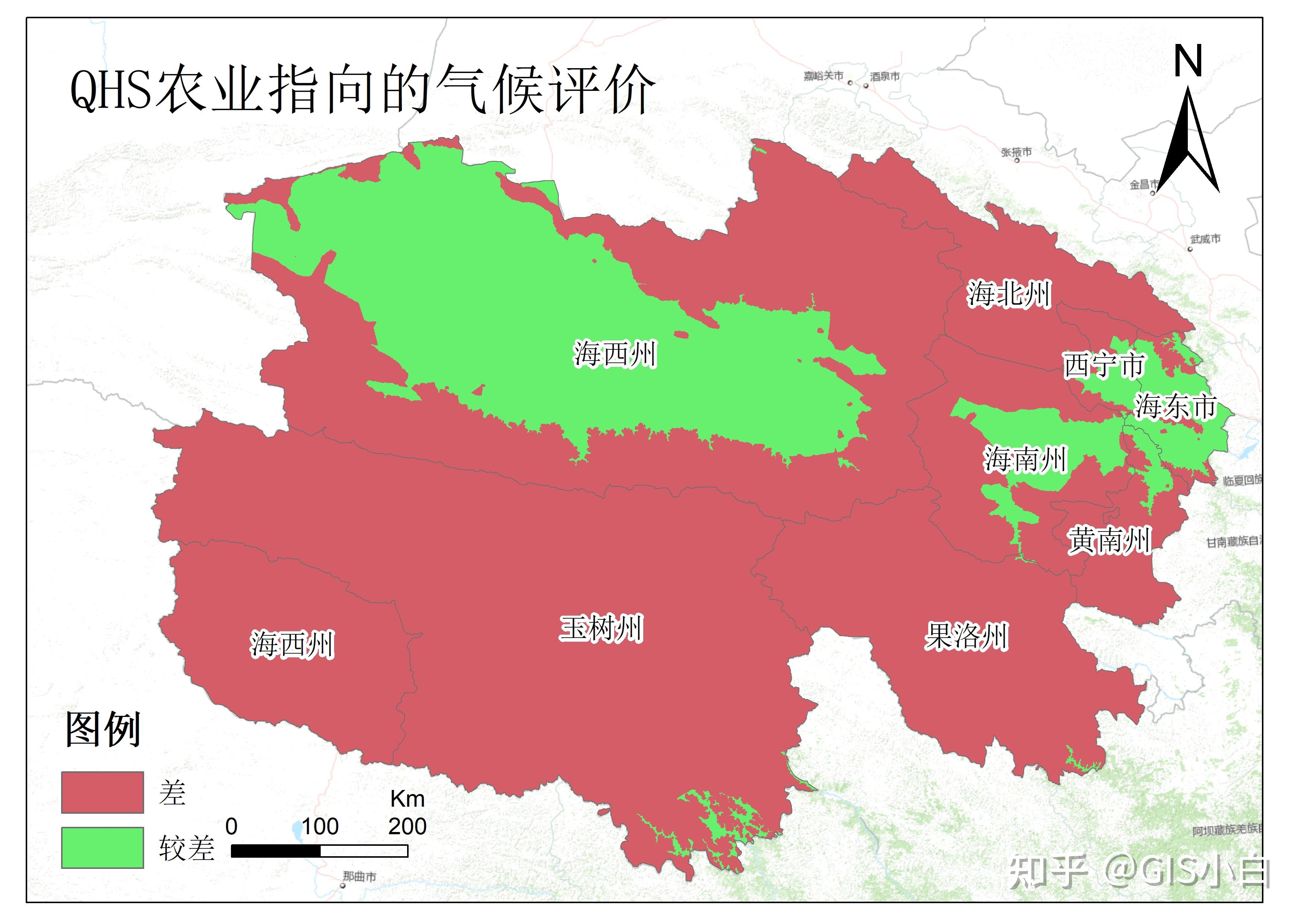 這樣我們就得到了建設指向的土地資源分級圖,當然由於座標,數據精度等