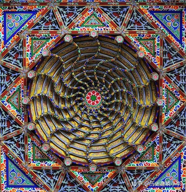 古建筑中的天窗藻井与天花