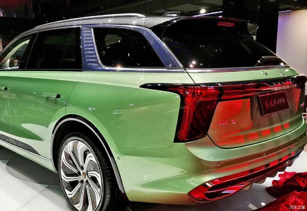 典雅精致的造型 红旗e-hs9实车! - 知乎