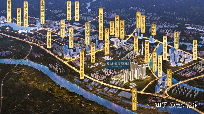 惠州金山湖新楼盘推荐:龙湖天宸原著花园楼盘位置不错! - 知乎