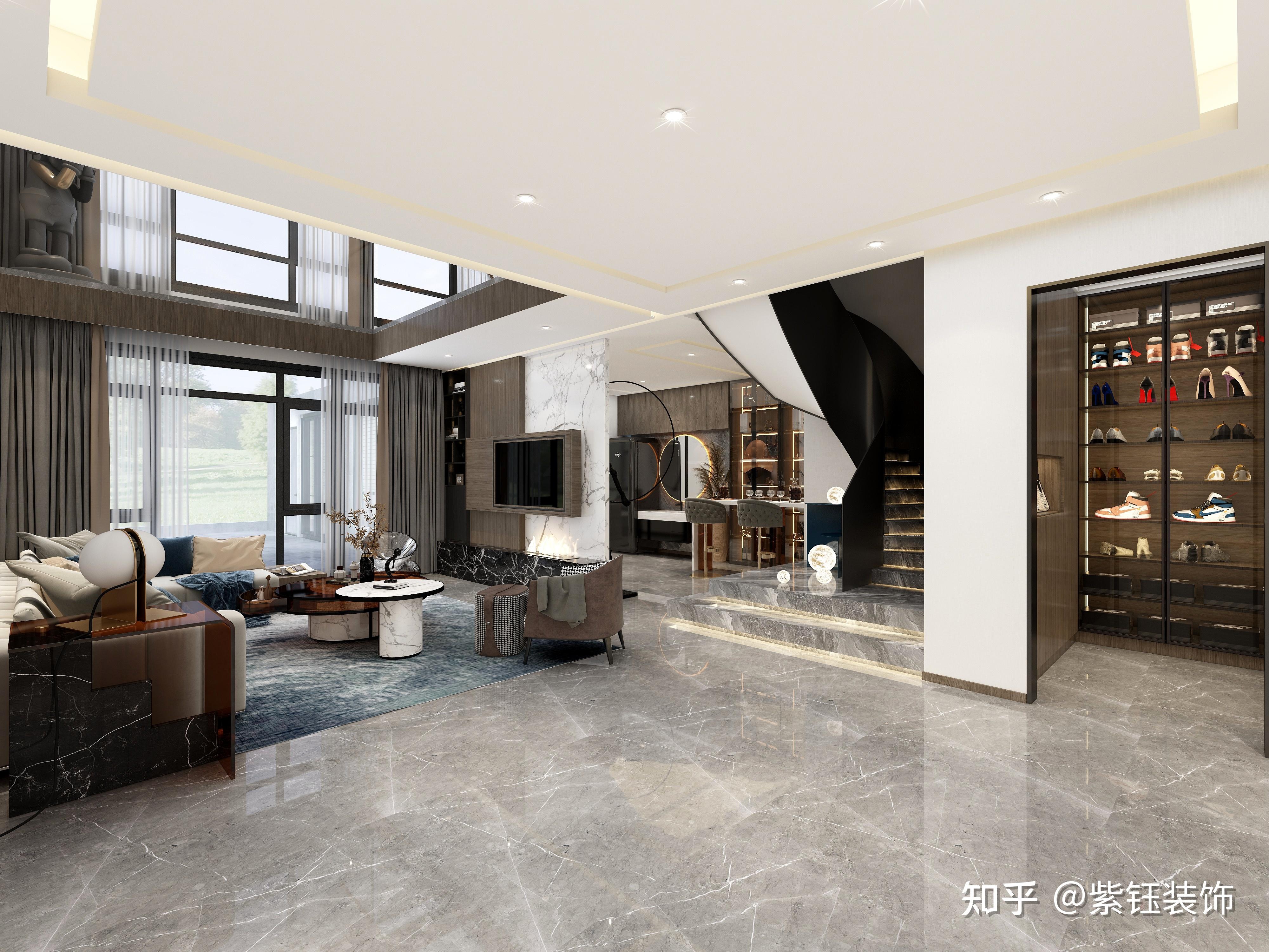 110平Loft装修案例,将简约风发挥到极致 - 知乎