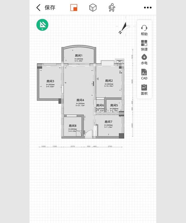 1分钟看懂知户型智能量房出图
