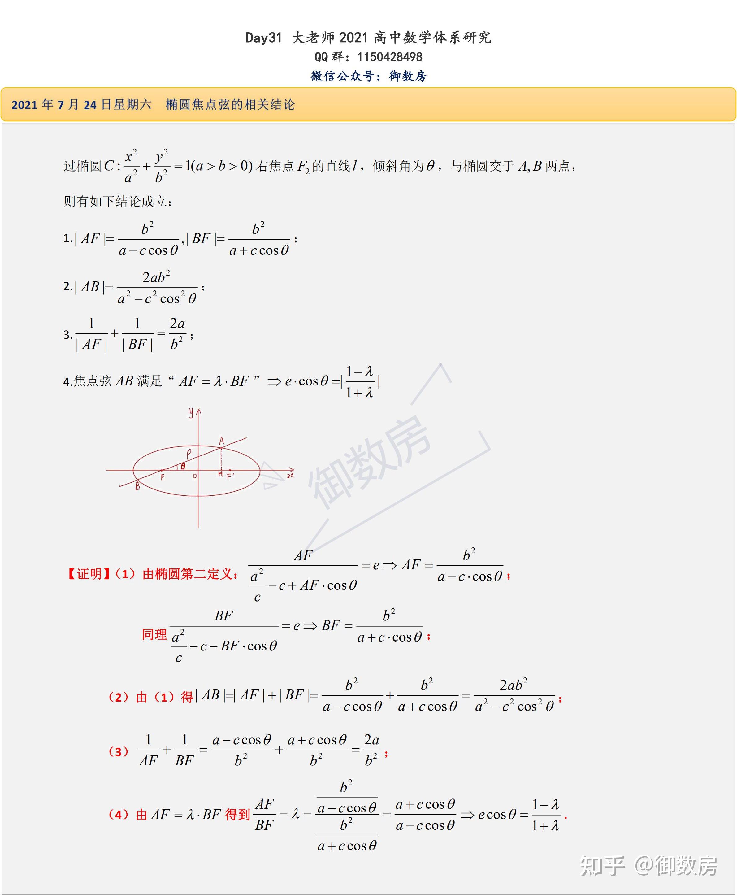 椭圆焦点弦图片