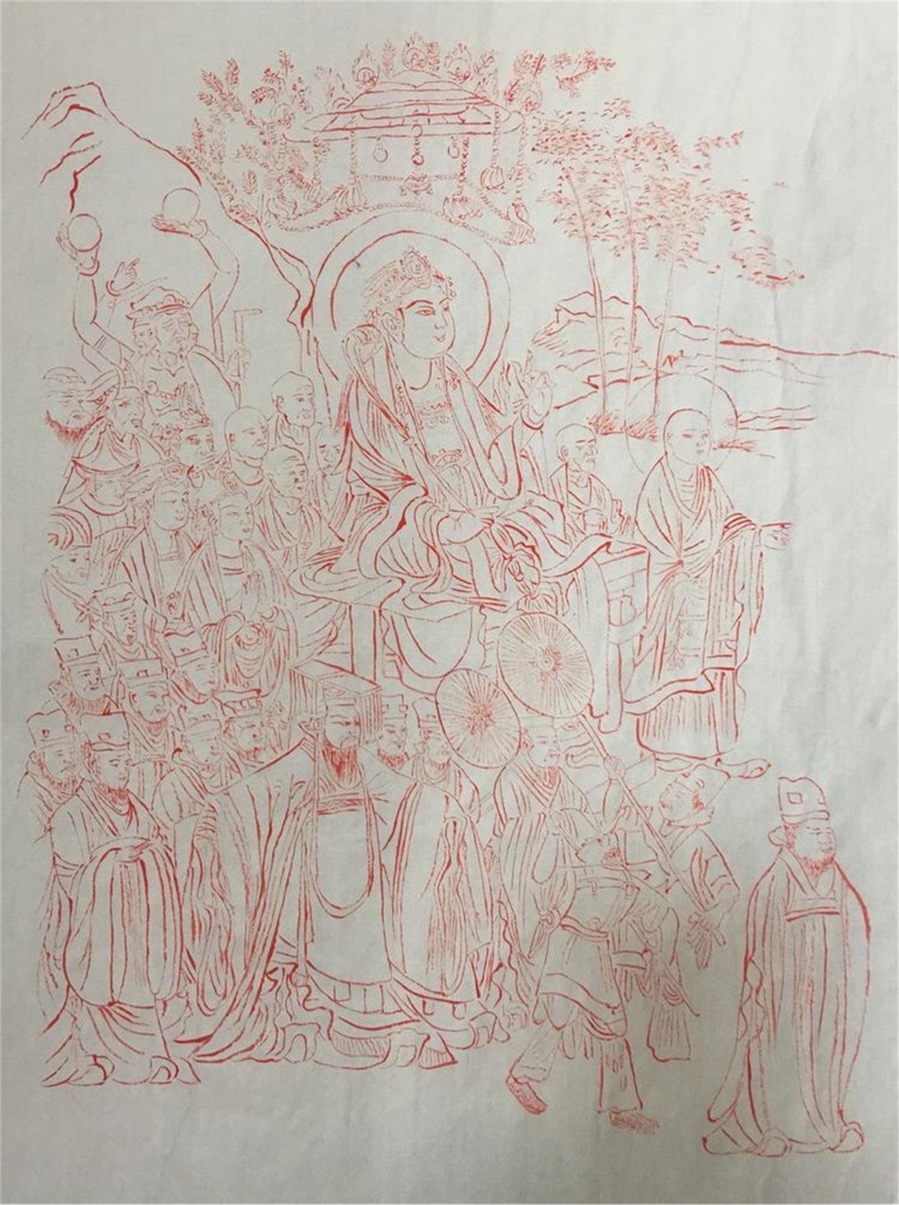 【神游千年,大美敦煌】初唐-220窟"最美传奇窟"-东壁-维摩诘经变,西