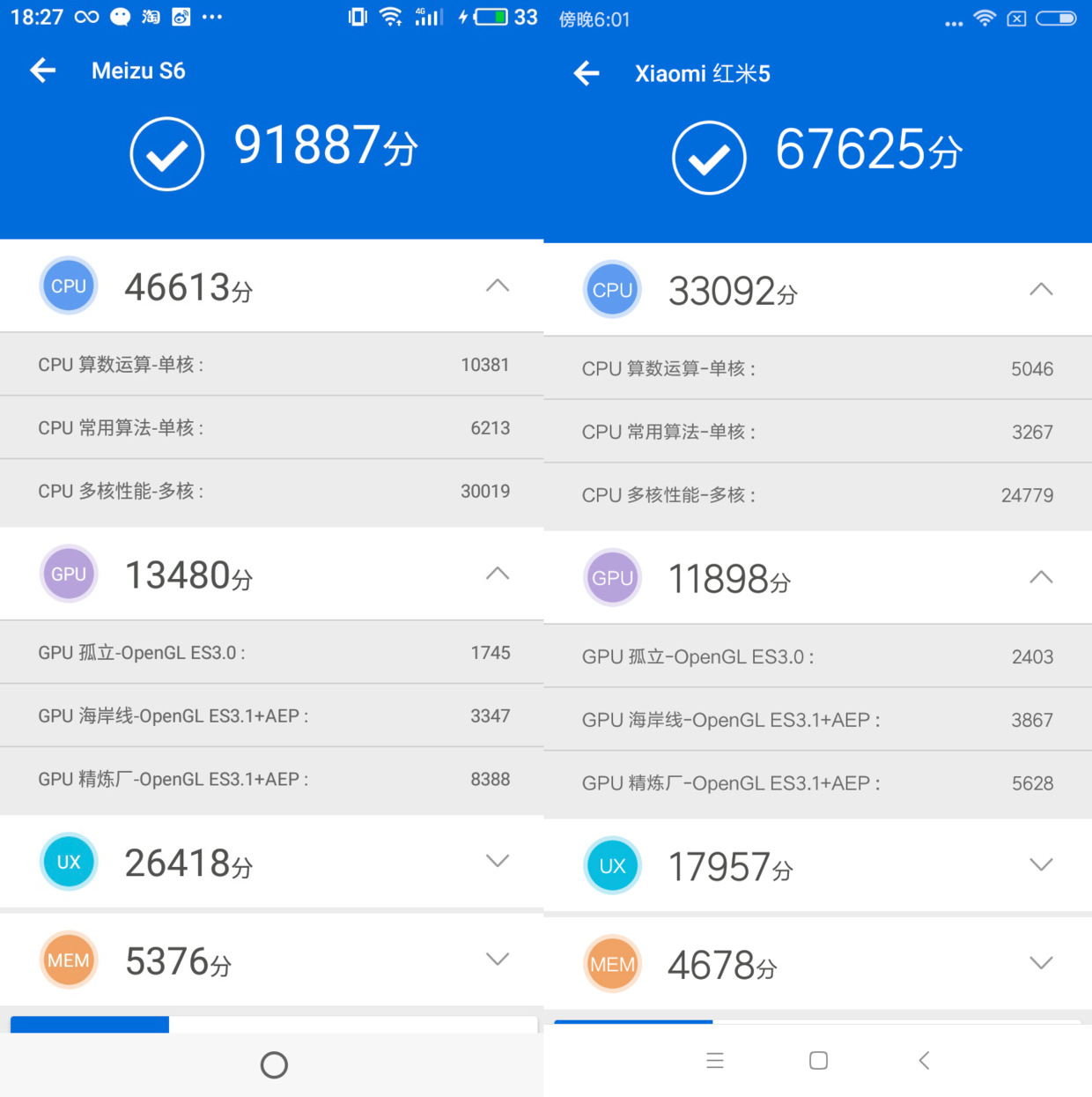 魅蓝s6对比红米5谁才是千元全面屏最优解digilab