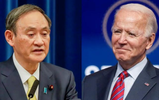 4月16日拜登与菅义伟会晤美媒称对抗中国议题将提上议事日程释放了