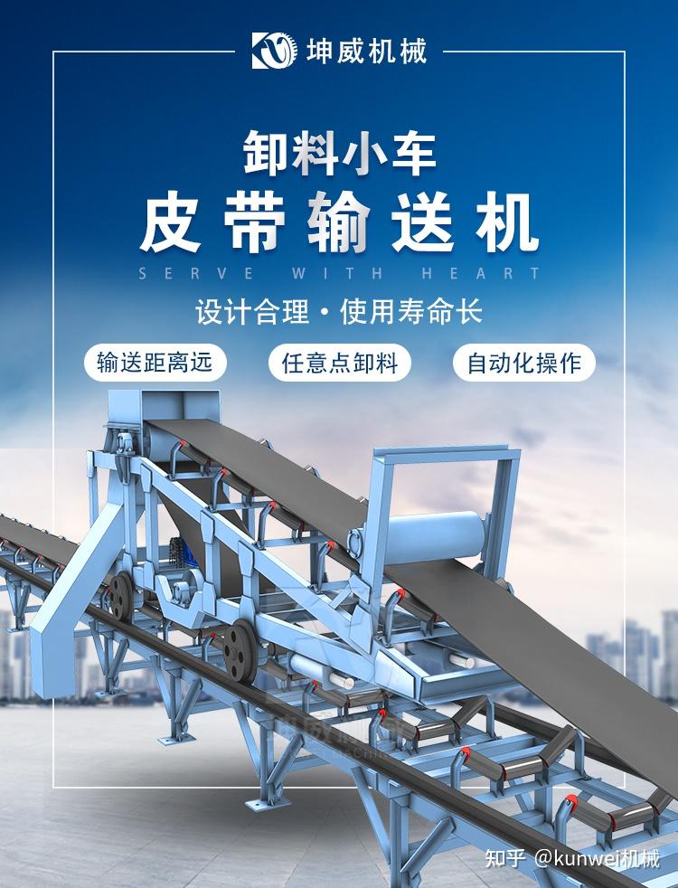 皮带输送机卸料小车卸料形式与优势