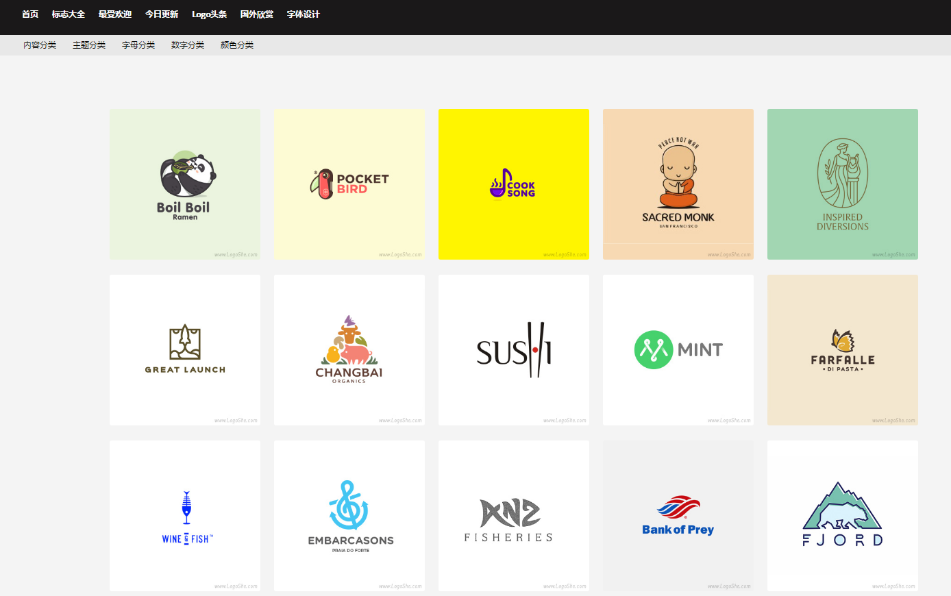 LOGO设计灵感网站推荐，帮你提高工作效率 - 知乎