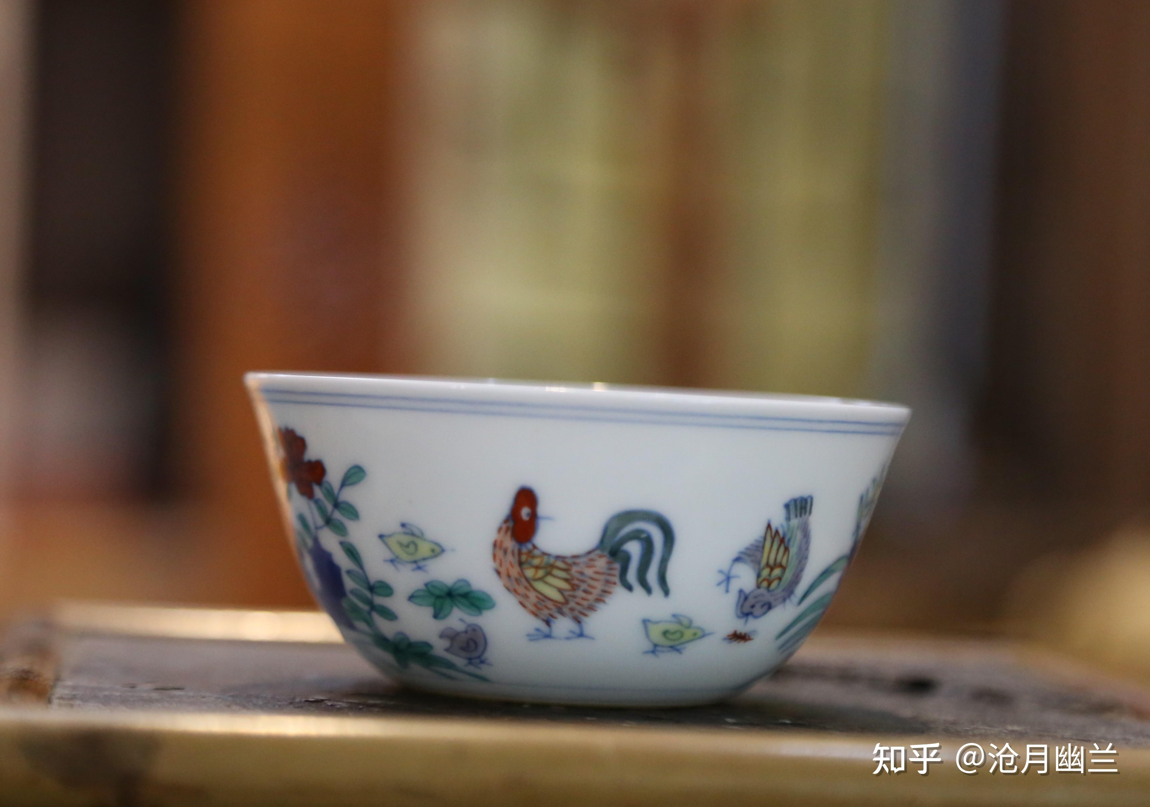 知名茶器【斗彩鸡缸杯】 - 知乎