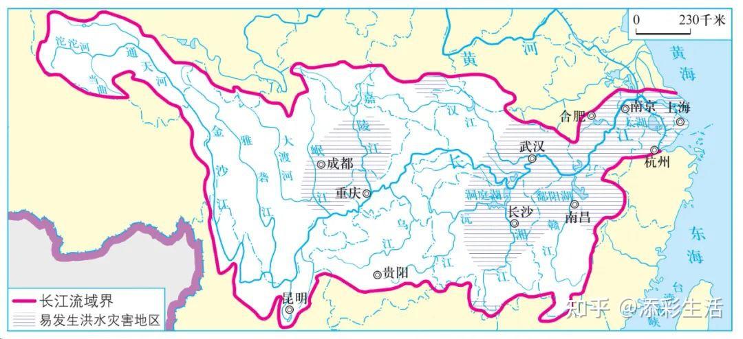 长江流域示意图(收藏) - 知乎