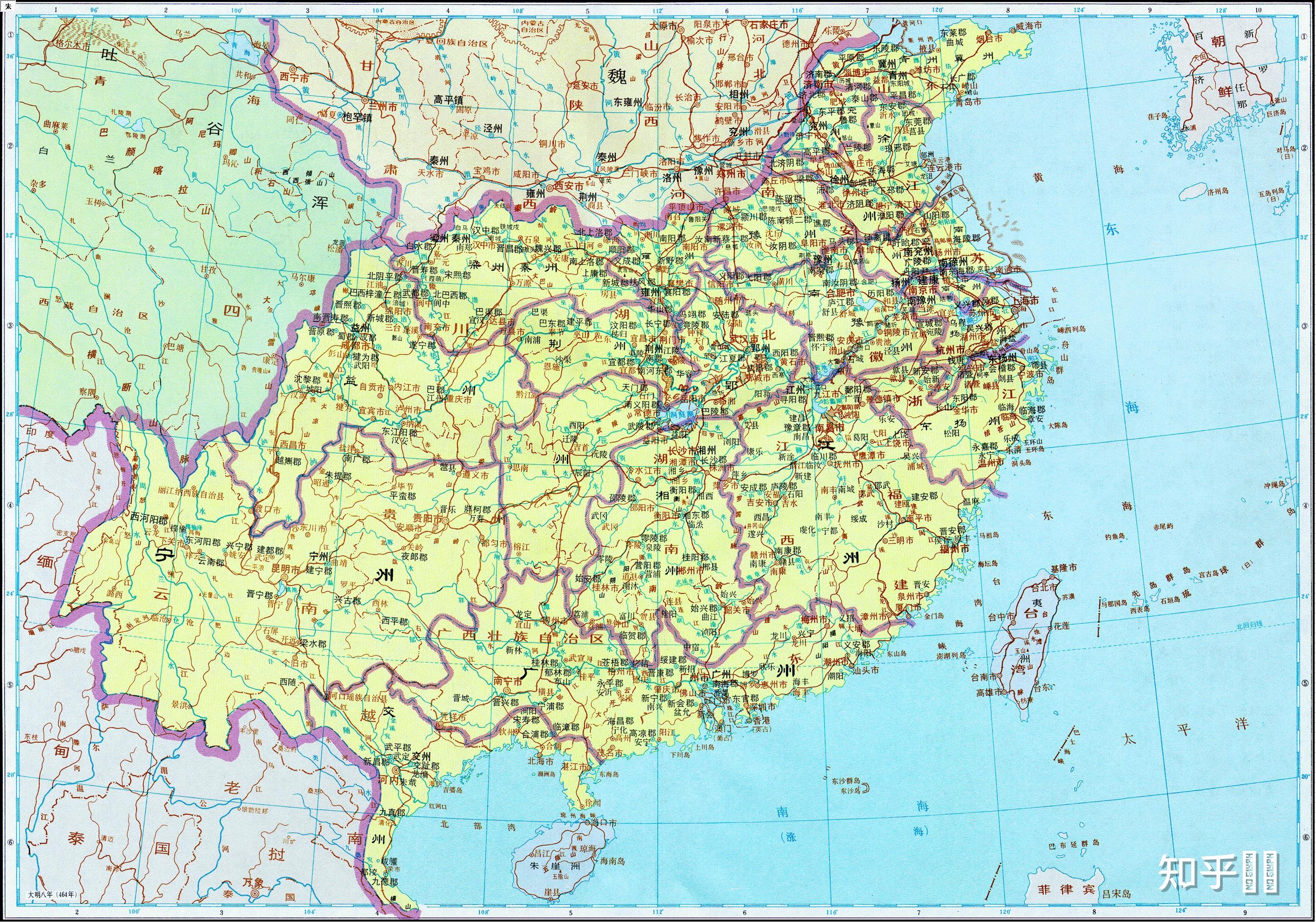 为何北宋面积和南朝宋差不多大却仍然是大一统朝代