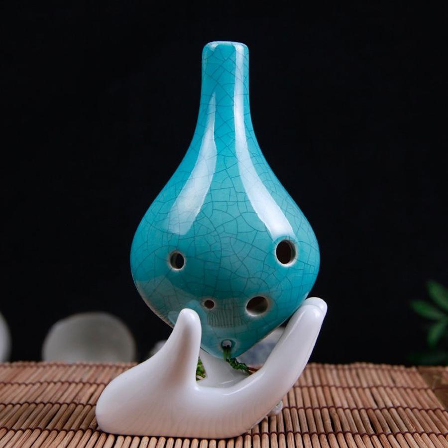 多西 青裂纹6孔陶笛