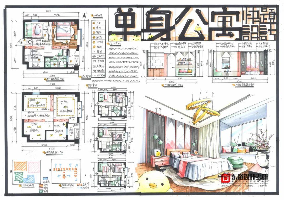 室内设计考研快题高分作品分享 - 知乎