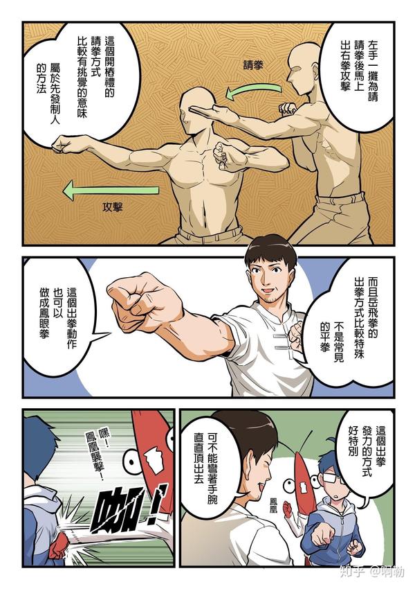 橄榄人武术日志系列漫画 四 岳飞拳篇 知乎