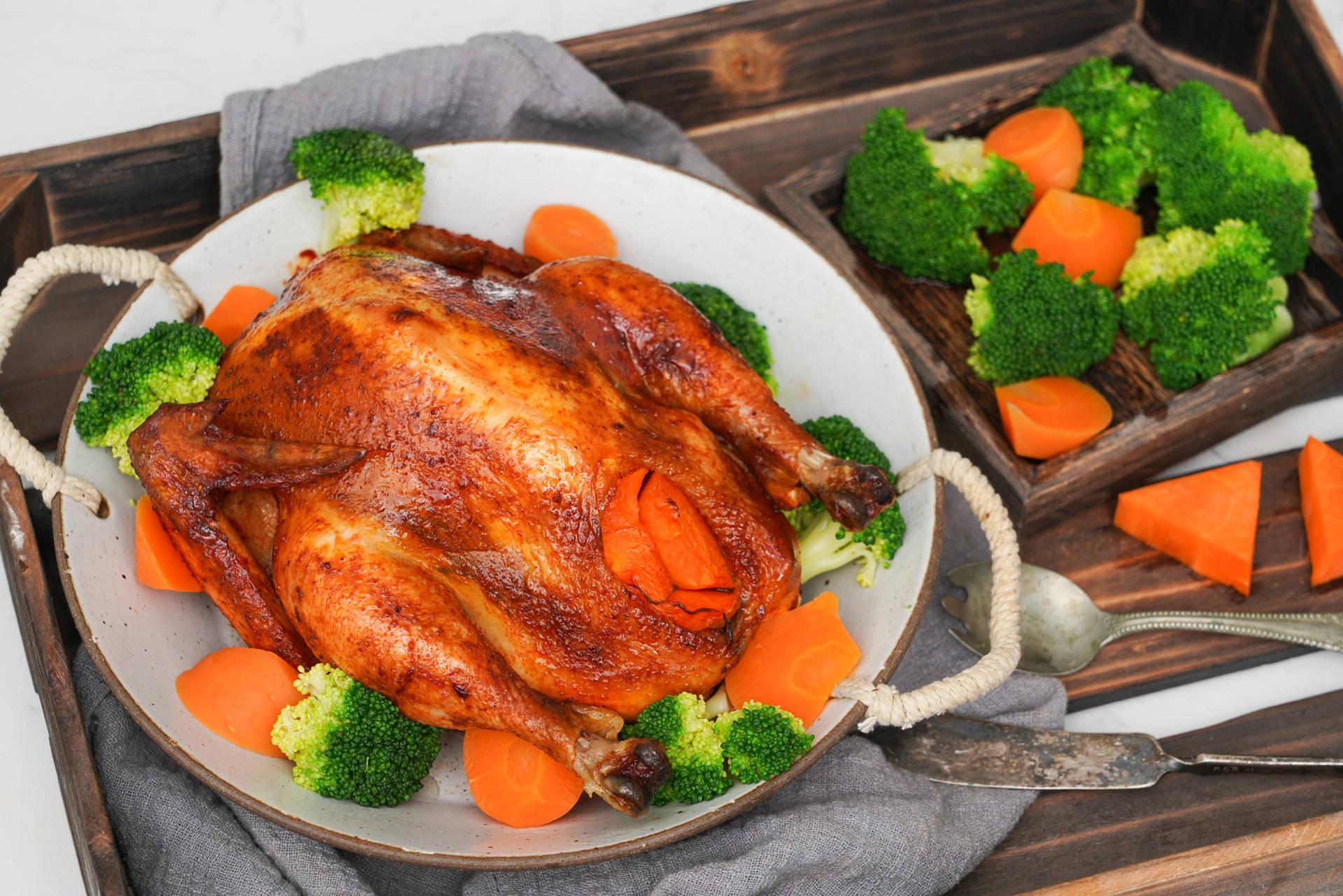 3.2空气炸锅之2斤整鸡