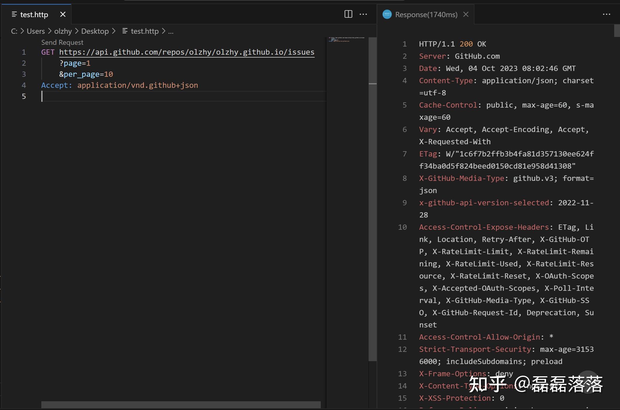 在 VS Code 中使用 REST Client 扩展做 API 测试 - 知乎