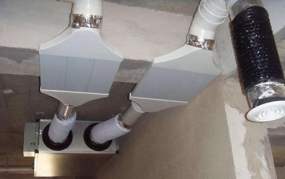 ▼过梁器可以配合过梁器来安装,虽然会对风量有损耗,但安全最重要.