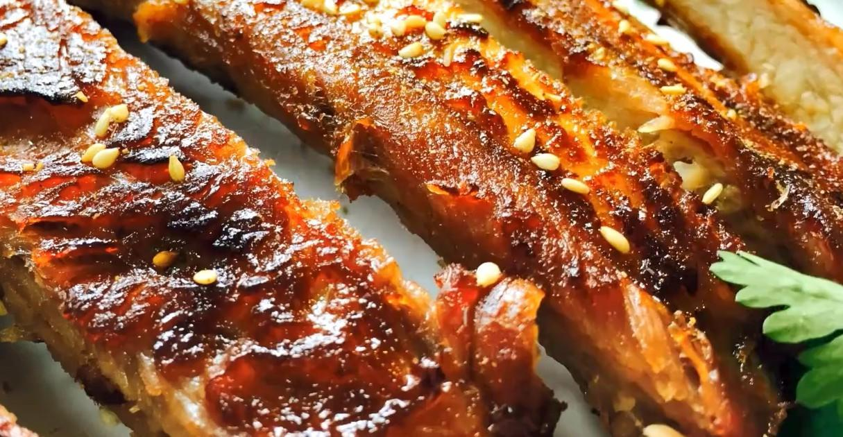 烤箱食谱:孜然烤排骨