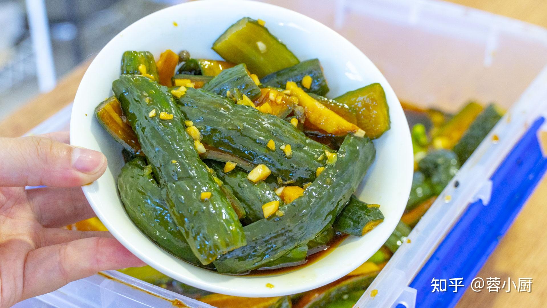 祖传腌黄瓜简单干净清脆爽口1次做5斤都不够1小时开吃