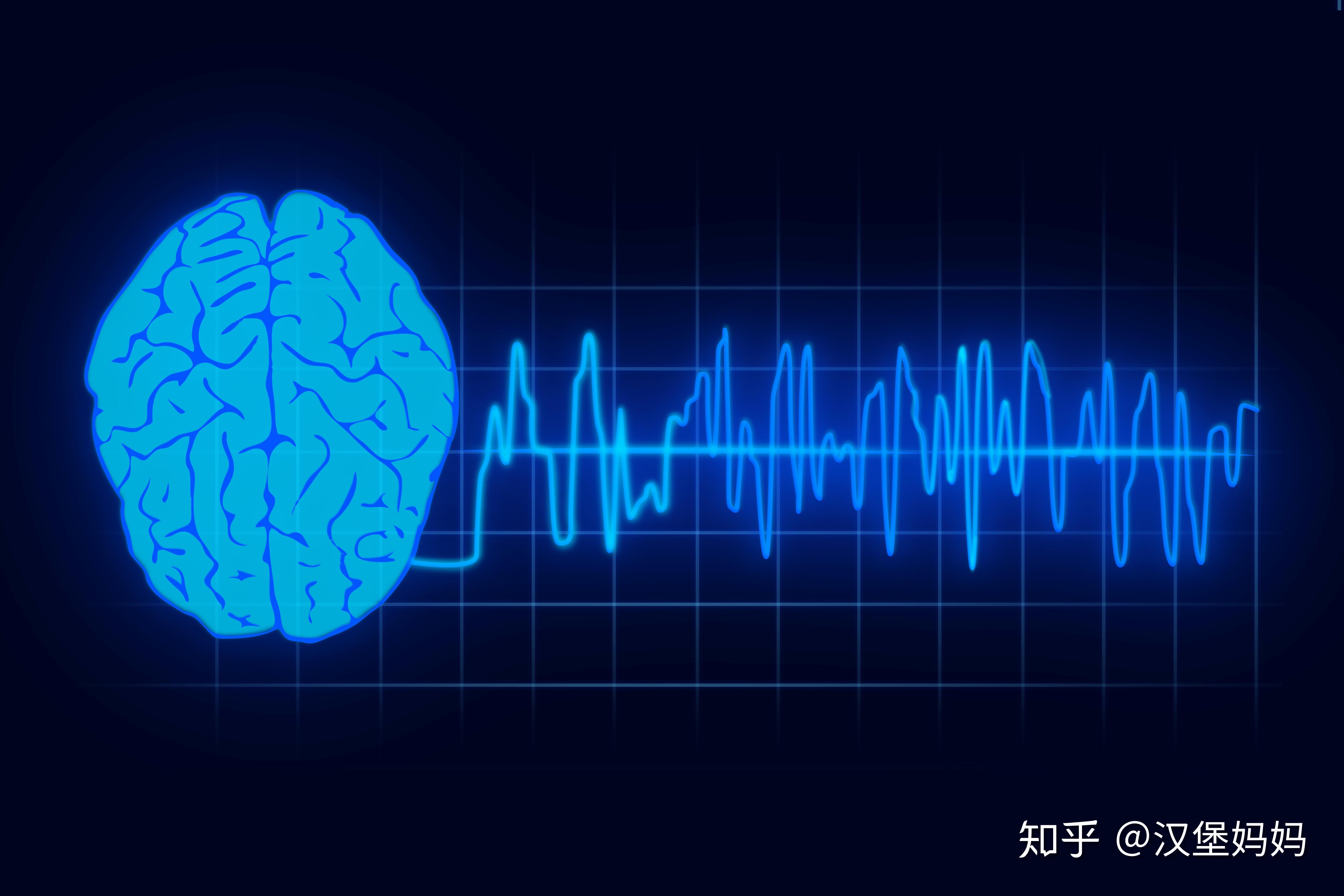 EEG脑电图，在醒的状态的脑波与精神活动 库存例证. 插画 包括有 蓝色, 关心, 健康, 解剖学, 成人 - 111510295