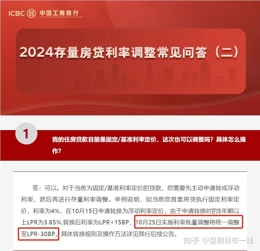 最低3.55%!有银行官宣,存量房贷利率25日统一下调 - 知乎