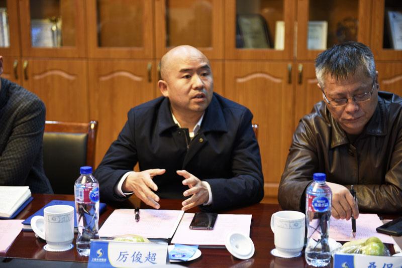 集团副董事长总裁周金旺带队赴沿海建设集团考察交流