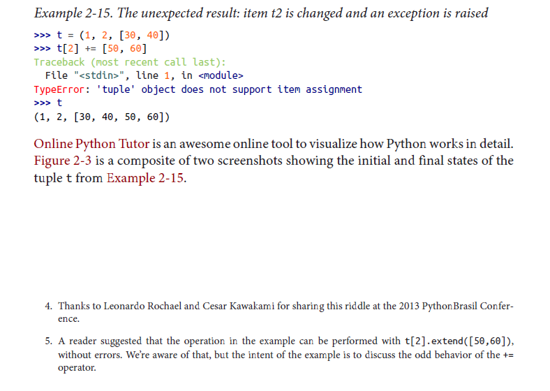 如何深入理解Python 元组内可变类型改变检测