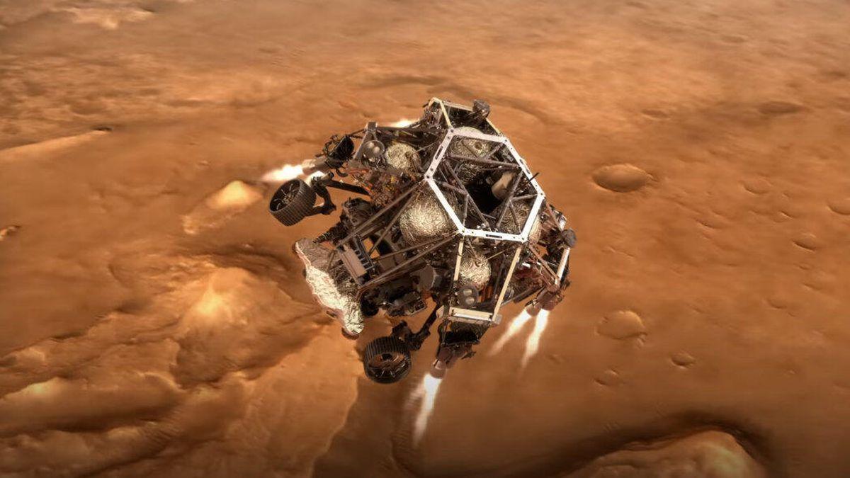 火星发现巨大飞船图片