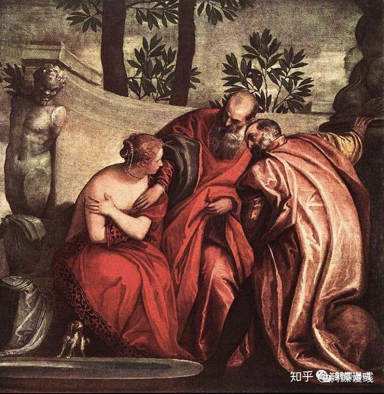 描绘的题材之一,故事来自于旧约《圣经》 但以理书>第13章(天主教)