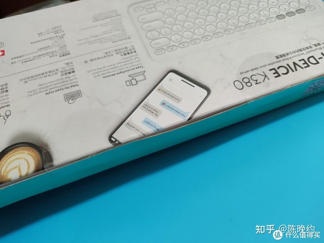 罗技k380 多设备蓝牙键盘,小巧方便,第一感觉:好重