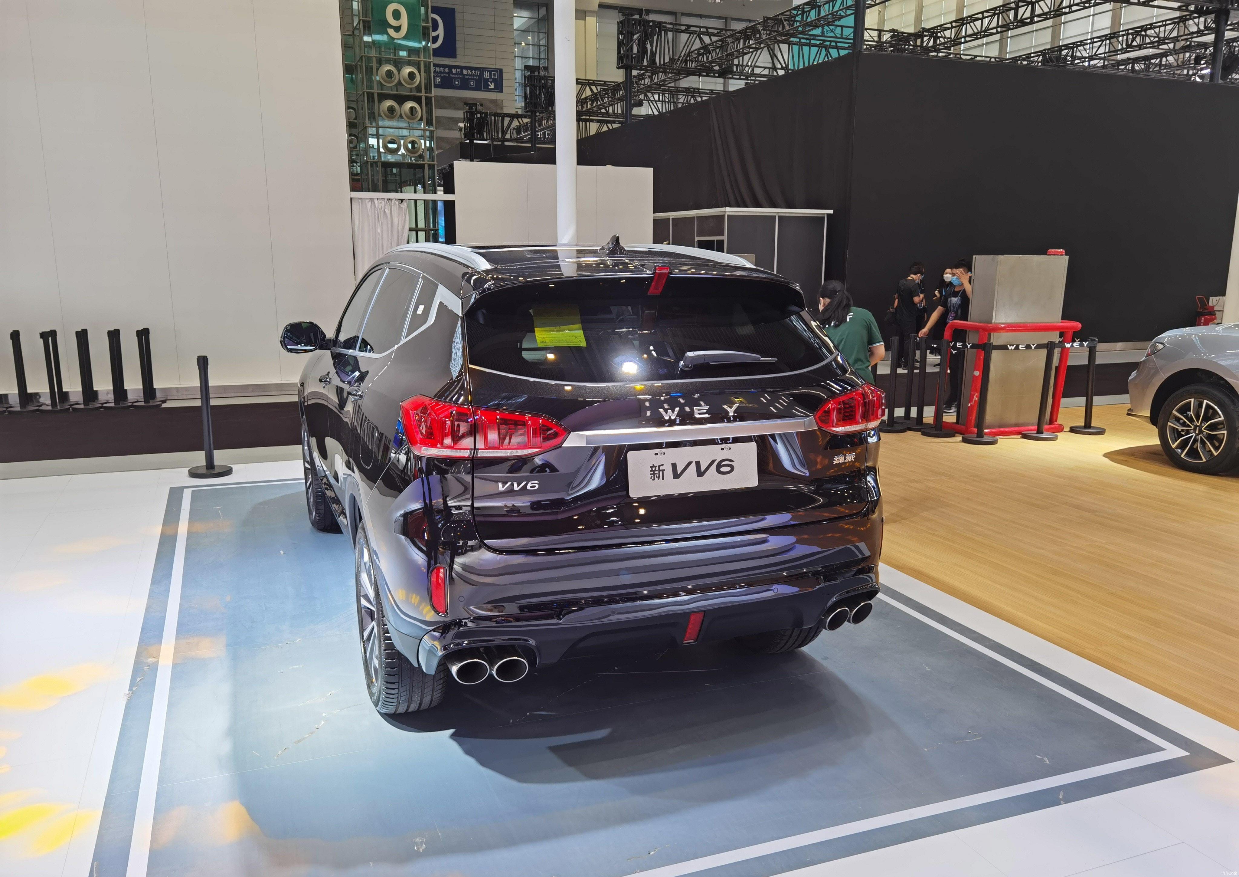 新增生命体征监测技术新款weyvv6亮相2020粤港澳大湾区车展