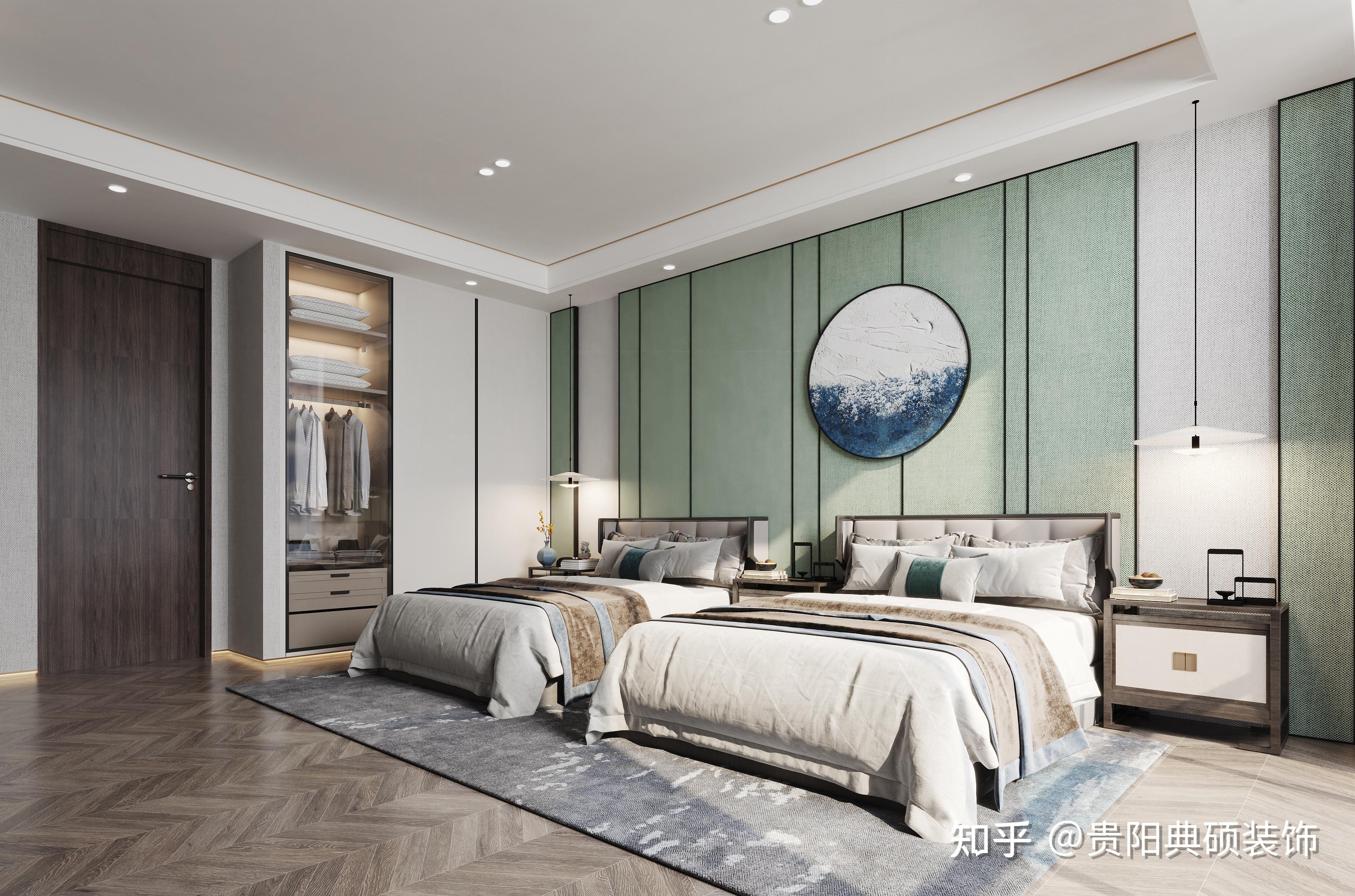 贵阳别墅装修新中式风格案例效果图