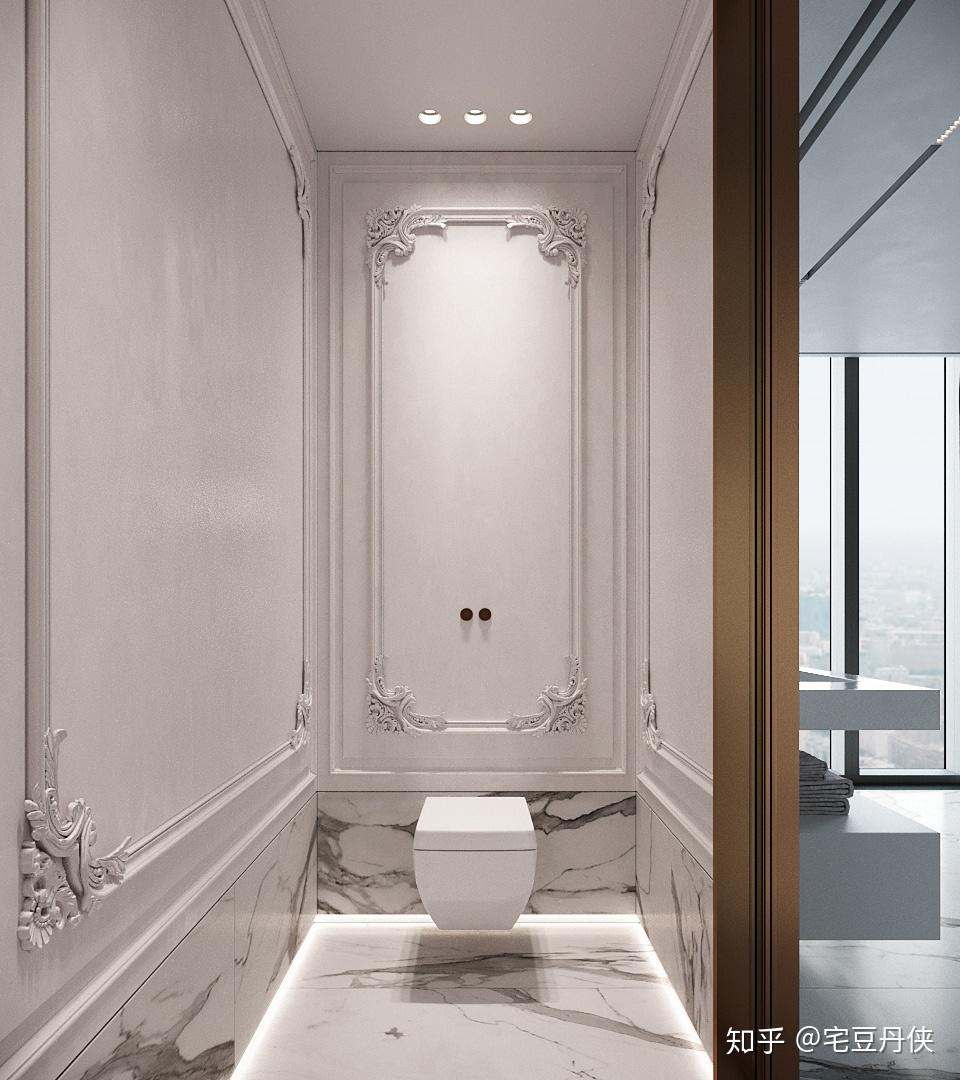 191㎡护墙板黄铜简约气质的住宅设计