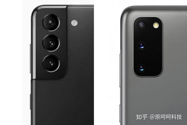 三星galaxy s21和galaxy s20:设计