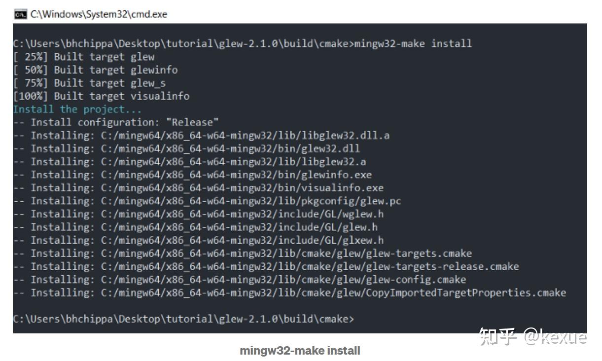  windows 10 64 mingw w64 opengl 