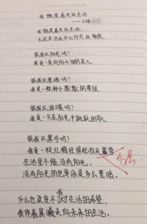 初中生能写出这样的现代诗歌!老师教这些有用吗 - 知乎