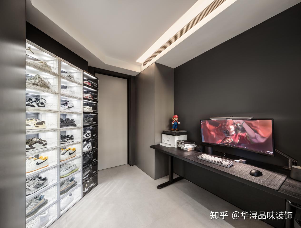 全屋以黑白灰为主,现代极简装修,质感高级,品味出挑 - 知乎