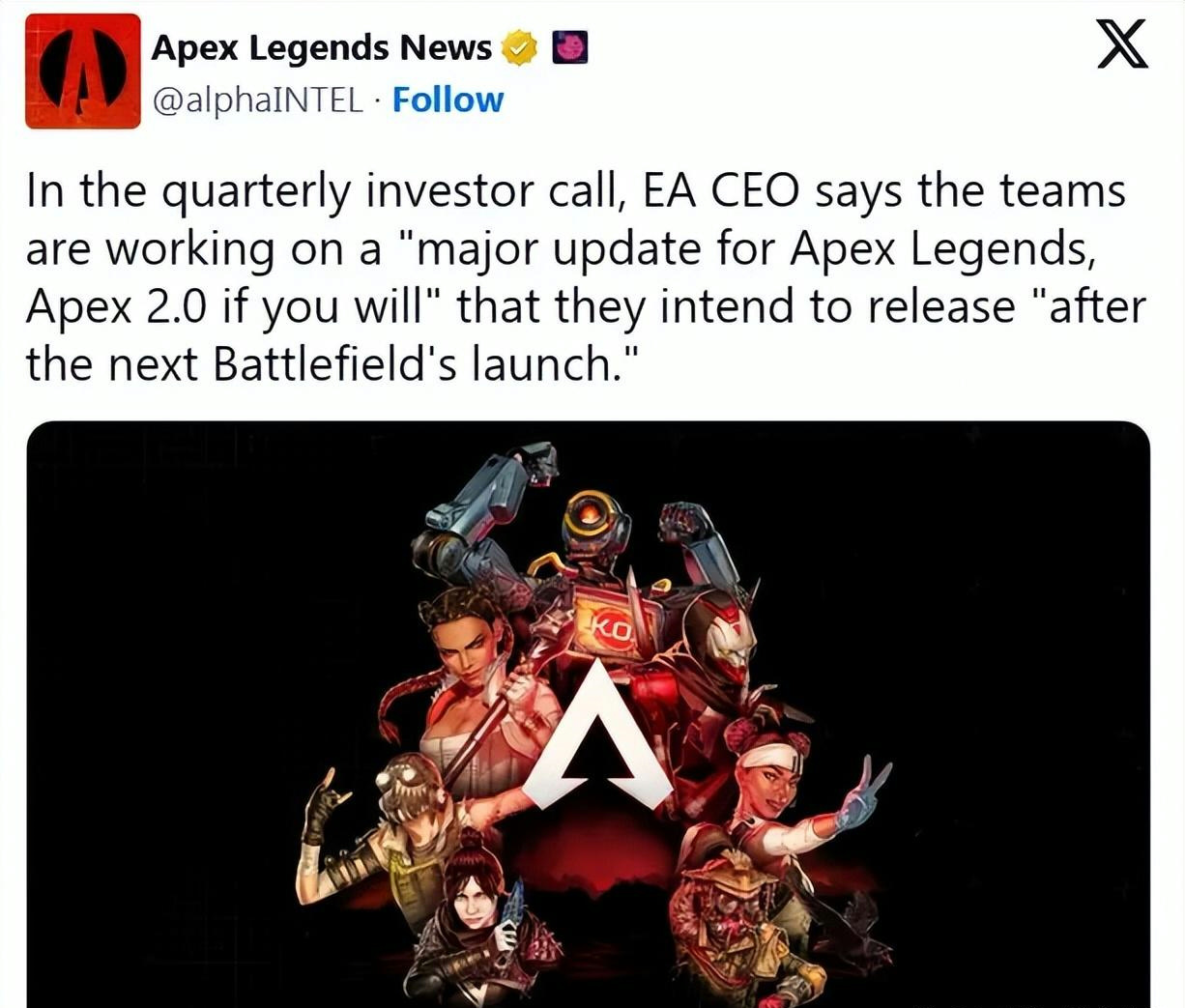 APEX2.0已在筹备？又能玩新游戏了！ - 知乎