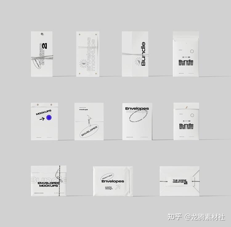包装书籍书签标签布袋信封名片样机 - 知乎