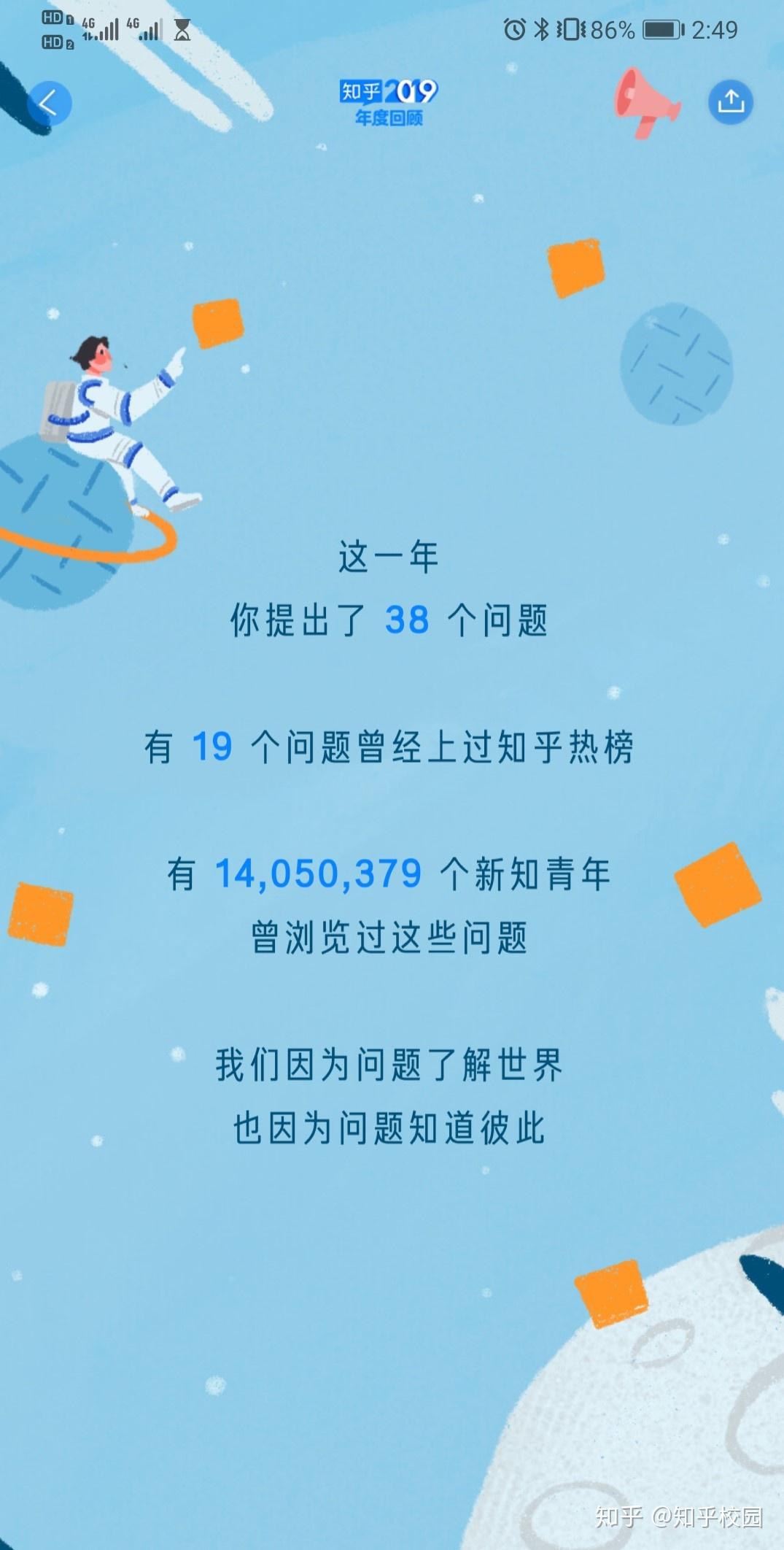 你的知乎 2019数据报告里有哪些有意思的数据？