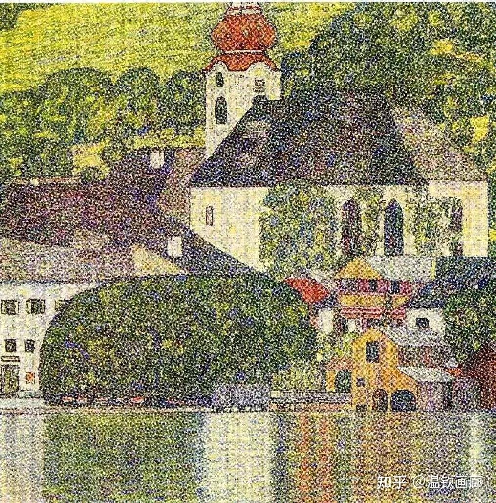 古斯塔夫·克林姆特的风景、花卉和花园油画 知乎 