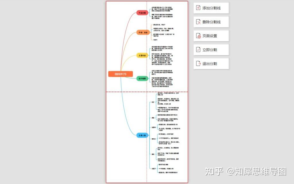 思维导图打印窍门太长的思维导图如何打印知犀思维导图打印方法分享