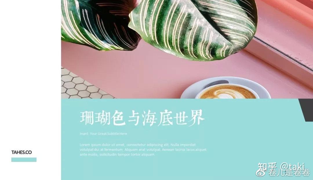 50套高颜值的ins风ppt已上线