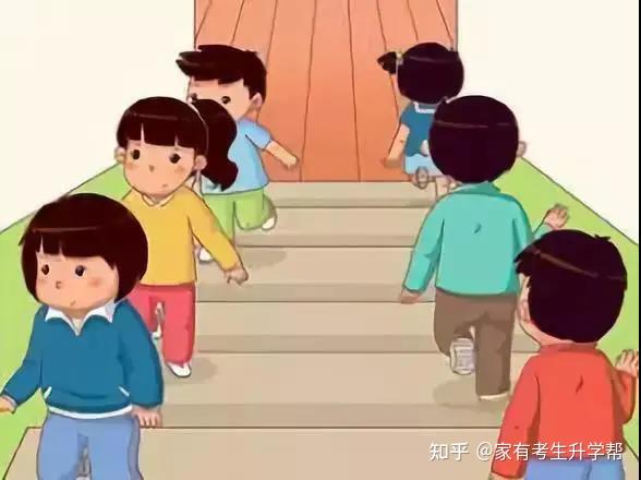 不推挤不打闹幼儿图片图片