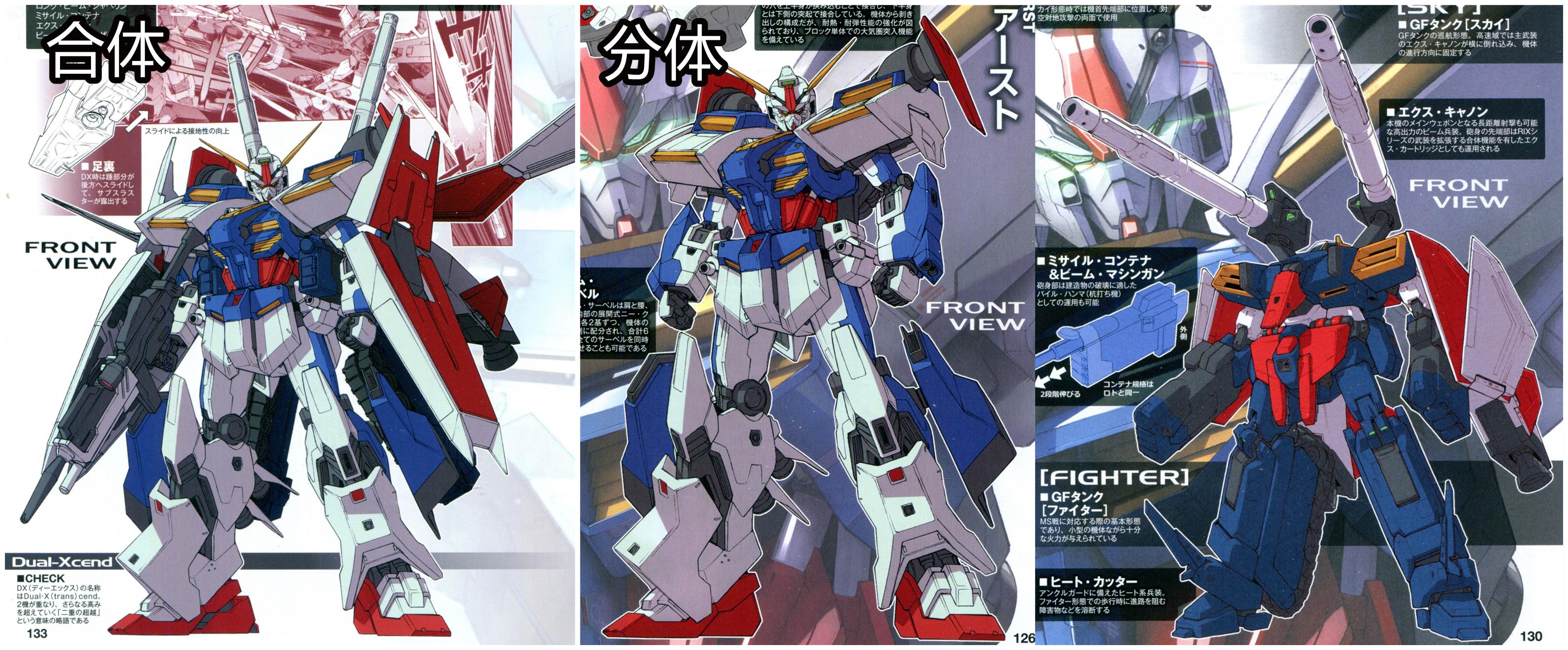 高达系列中的2~7机合体 - 知乎