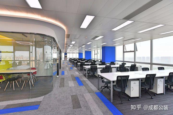 成都现代科技感办公空间设计作品 - 知乎