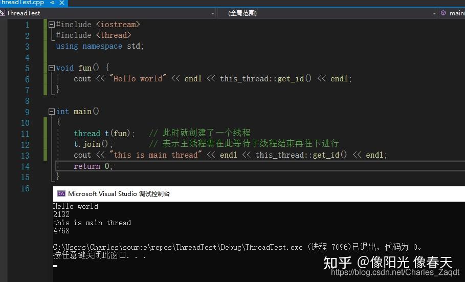 C++多线程中的join, detach, joinable - 知乎