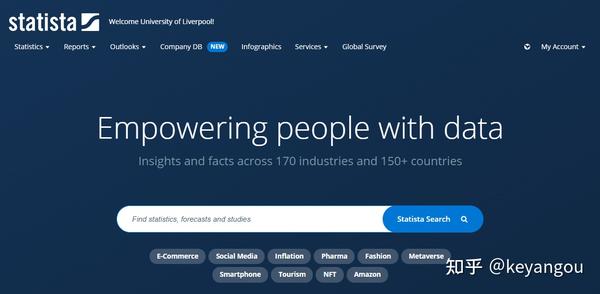 如何使用statista数据库? - 知乎
